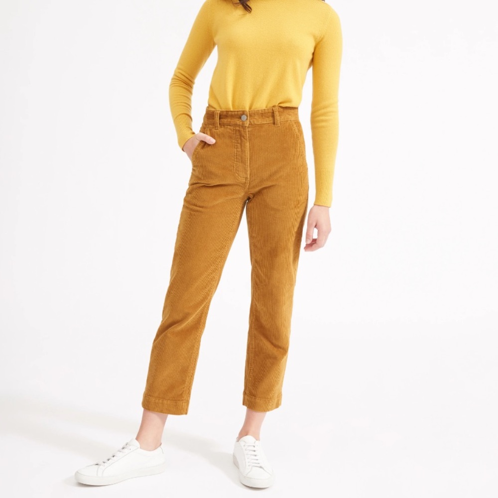 Everlane Corduroy Straight Leg Crop size 0